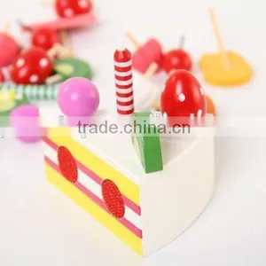 Kids Wood Baby Cake Toy Kitchen thumbnail-2
