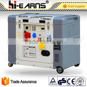 New 6KW Silent Three Phase Open Cover Diesel Generator Price thumbnail-4