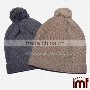 Winter Cashmere Bobble Hats thumbnail-1
