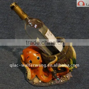 Resin Octopus With Wine Holder thumbnail-1