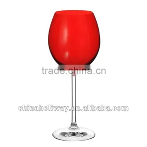 Red Tavola Table Glass, Red Wine Glass With Solid Color thumbnail-1