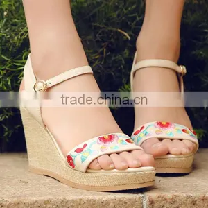 Mature Designer Mature Sexy Women Wedges Sandals thumbnail-1
