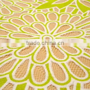 Most Popular Wholesale French Lace Fabric 2016 for Wedding Embroidered French Tulle Lace Fabric thumbnail-2