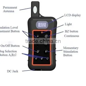 1200 Meter Rechargeable and Waterproof Pet Trainer Collar thumbnail-4