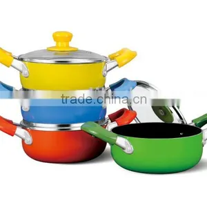 Top Quality Aluminum Non-stick Stock Pot thumbnail-5