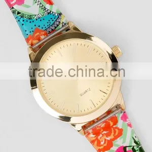 Brand Your Own Logo Plastic Sandwich Band Watch thumbnail-1