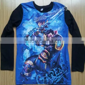 3D Full Color Printed Cotton Tshirt thumbnail-1