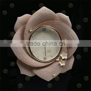 3D Relief Flower Art Hanging Clock for Home Decor Clock Wall Clock thumbnail-5