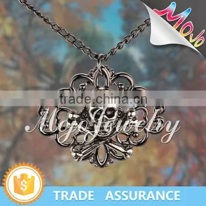 Punk Style Zinc Alloy Huge Head Skeleton Pendant Necklace thumbnail-3
