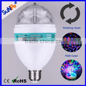 Smart Self-Rotating LED Disco Light Bulb For Party Funny Decoration thumbnail-1