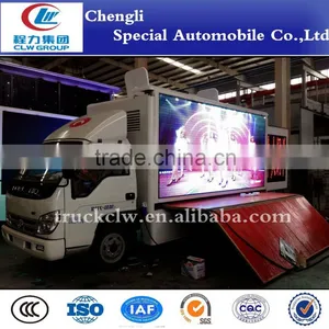 Distinct Video Showing Digital Advertising Vehicles Mobile Truck Led P10 Screens thumbnail-1