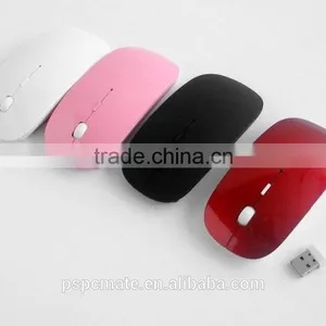 Glossy Surface Flat Coreless Mice With Mini Receiver 2.4G Wireless Mouse for Macbook thumbnail-6