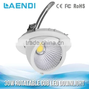 CE RoHS Certificate High Brightness 30W Rotatable LED Downlight thumbnail-1