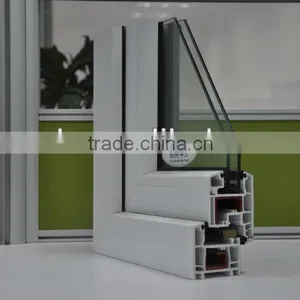 PVC Window Frame Conch 60 Casement Outwards Opening UPVC Profiles thumbnail-3