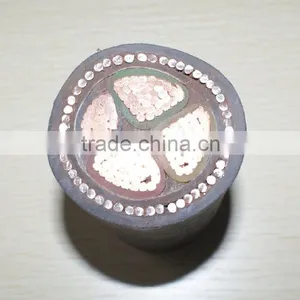 0.6/1KV 4 Core CU/ XLPE Insulated Steel Wire Armoured Power Cable thumbnail-1