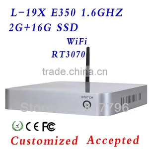 Low-power AMD CPU E350 MINI PC Desktop Computer 2GB DDR3 RAM XCY L-19X thumbnail-1