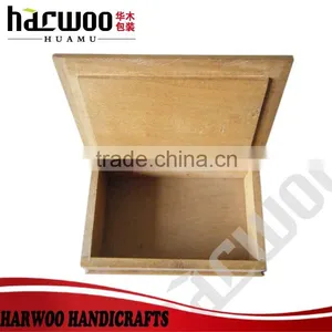 Unfinished Wooden Storage Box,simple Wooden Box With Engraved Logo,presentation Gift Packaging Box thumbnail-3