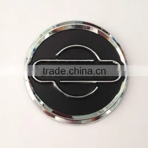 New Arrival 3D ABS Plastic Chrome Plated Self-adhesive Round Car Emblem ,car Emblem thumbnail-2