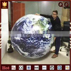 2016 Innovative Size Customized Lighting Beach Ball Inflatable Helium Globe Balloon thumbnail-3