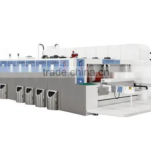 High-precision Corrugated Box Making Machine, Flexo Printer Slotter Die-Cutter With Auto Stacker thumbnail-1
