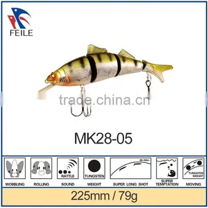Plastic Minnow Jointed Lures thumbnail-1