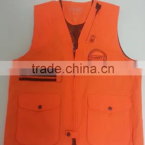 Winter Waterproof Breathable Orange Hunting Vest thumbnail-1