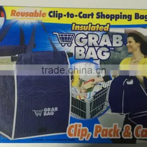 Reusable Grab Bag / Grab Shopping Bag As Seen on TV thumbnail-2
