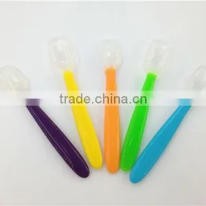 Hot Safe and Health Feeding Baby Silicone Spoon thumbnail-6