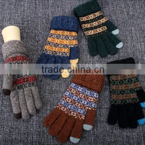 Hot Gift For Christmas 2015 Special Knitted Touch Screen Gloves For Men thumbnail-1