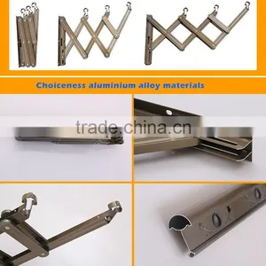 Wall Mounted Metal Garment Rack Laundry Clothes Drying Rack Malaysia thumbnail-4