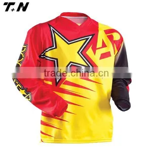 China Manufactory Cool Black Motorcycle Jersey Custom Made thumbnail-3