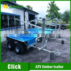 Atv Wood Trailer With Manual Winch thumbnail-3