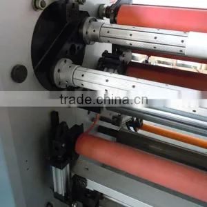 Turret Exchange Transparent BOPP Tape Rewinding Machine thumbnail-2