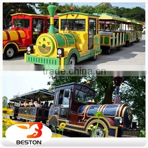 Beston Low Price Electric Trackless Tourist Train For Sale thumbnail-6