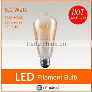 ST64 Led Bulb Filament 4w 6w thumbnail-1