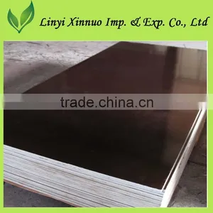 Black Film Coated Plywood Phenolic Film Faced Shuttering Plywood for Construction thumbnail-1