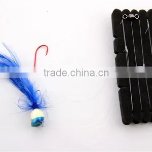 SURF POP RIG BLUE 1/0 FLOAT HOOK BAITED HOOK B/HOLDER 30LB thumbnail-4