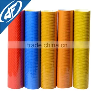 EN12899 Adhesive Reflective Sheeting Yellow Color PVC for Road Sign thumbnail-1