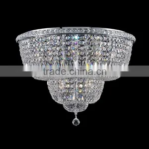 Clear Crystal Flush Mount Ceiling Lighting Fittings thumbnail-2