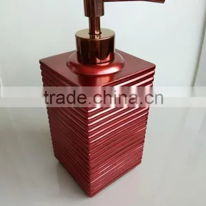 Ceramic Bathroom Accessories Set Holder 3 Pcs : Tumbler, Soap Dish, Dispenser thumbnail-3