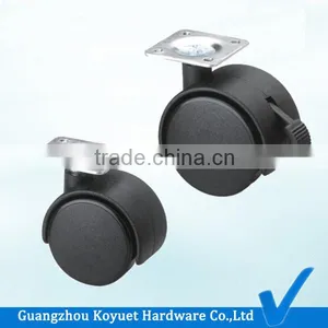 KOYUET Black New Hot Nylon Heavy Duty Furniture Ball Caster thumbnail-1
