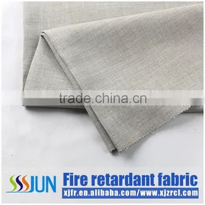 Latest Design Luxury Fire Retardant Flocked Window Curtain Fabric thumbnail-2
