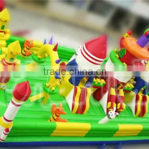 Customized Inflatable Rocket Park, Fun City thumbnail-4