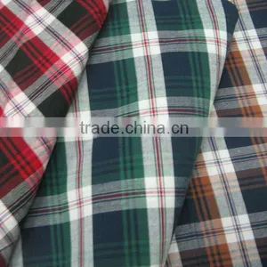 60S 100% Cotton Yarn Dyed Cloth for Shirt thumbnail-1