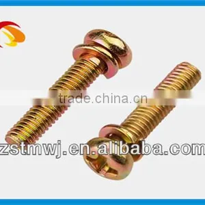 Pan Head One Slot Three Combine Screw thumbnail-1