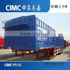 Algeria Import From Chian CIMC Stake Fence Semi Truck Trailer thumbnail-3