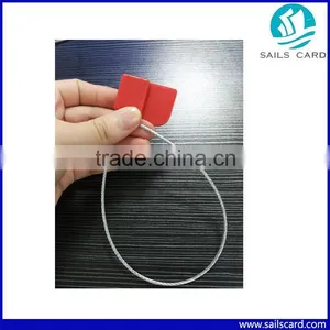 ABS With Steel Core RFID Sealing Tag With F08 Chips for Container Tracking thumbnail-1