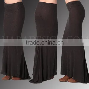 Designer Long Formal Skirt in Fishcut Design thumbnail-1