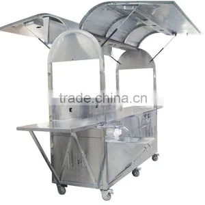 Customized Mobile Outdoor Street Vending Trailer/ Outdoor Retail Kiosks Coffee Cart Design thumbnail-5