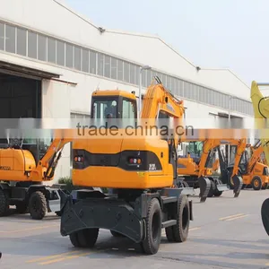 XINIU SMALL MINI WHEEL EXCAVATOR X120-L thumbnail-5